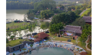 Hồ bơi Thung Nham - Đánh dấu sự trở lại ngoạn mục của Khu du lịch
